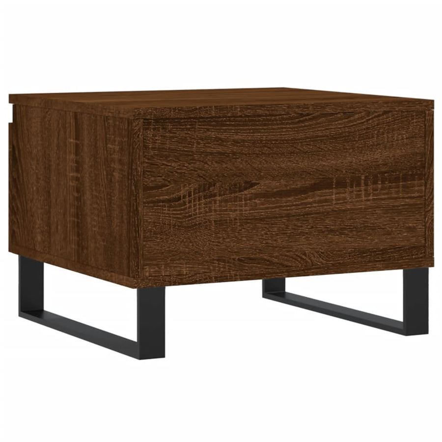 Salontafels 50X46X35 Cm Bewerkt Hout Bruin Eikenkleur 2 Bruineiken