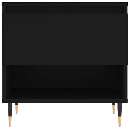 Salontafels 50X46X50 Cm Bewerkt Hout 2 Zwart