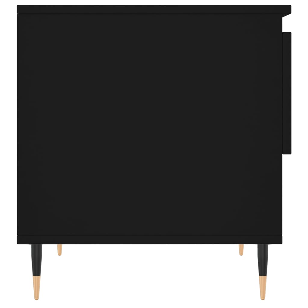 Salontafels 50X46X50 Cm Bewerkt Hout 2 Zwart