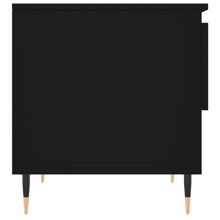 Salontafels 50X46X50 Cm Bewerkt Hout 2 Zwart