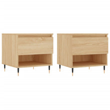 Salontafels 50X46X50 Cm Bewerkt Hout Kleurig 2 Sonoma eiken