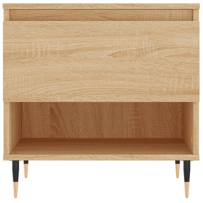 Salontafels 50X46X50 Cm Bewerkt Hout Kleurig 2 Sonoma eiken