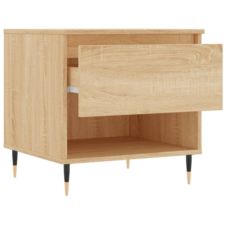 Salontafels 50X46X50 Cm Bewerkt Hout Kleurig 2 Sonoma eiken