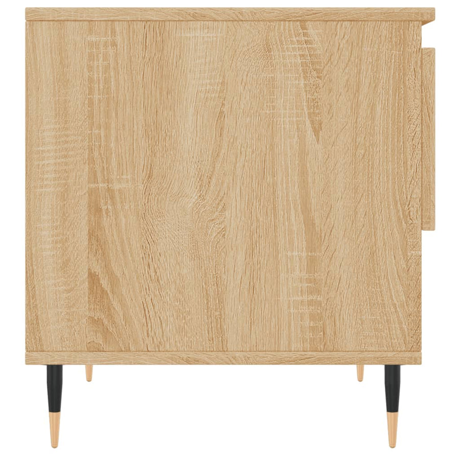 Salontafels 50X46X50 Cm Bewerkt Hout Kleurig 2 Sonoma eiken