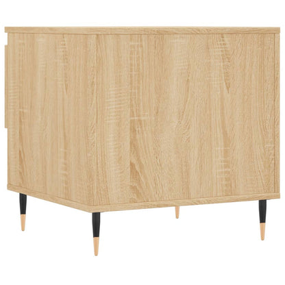 Salontafels 50X46X50 Cm Bewerkt Hout Kleurig 2 Sonoma eiken