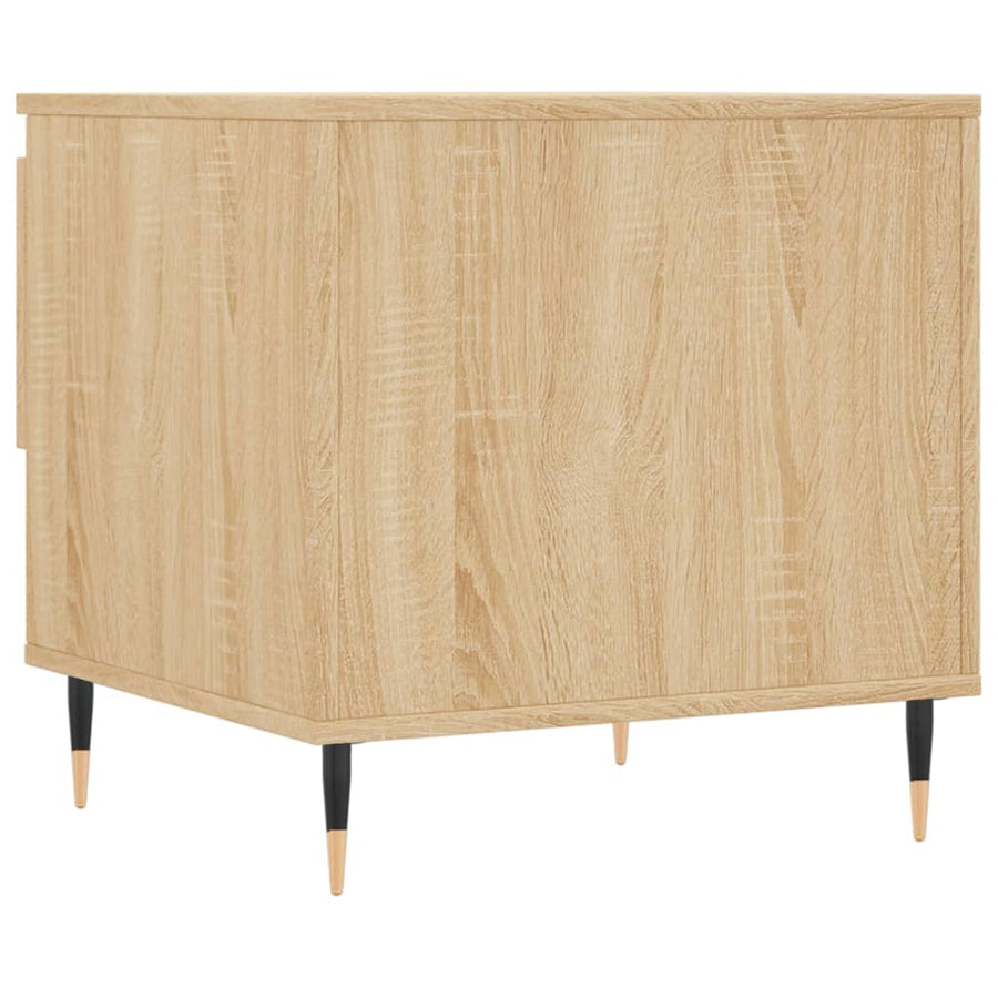 Salontafels 50X46X50 Cm Bewerkt Hout Kleurig 2 Sonoma eiken