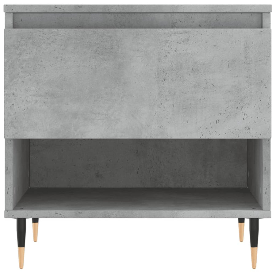 Salontafel 50X46X50 Cm Bewerkt Hout 1 Betongrijs