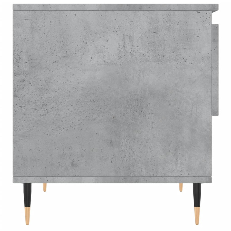 Salontafel 50X46X50 Cm Bewerkt Hout 1 Betongrijs