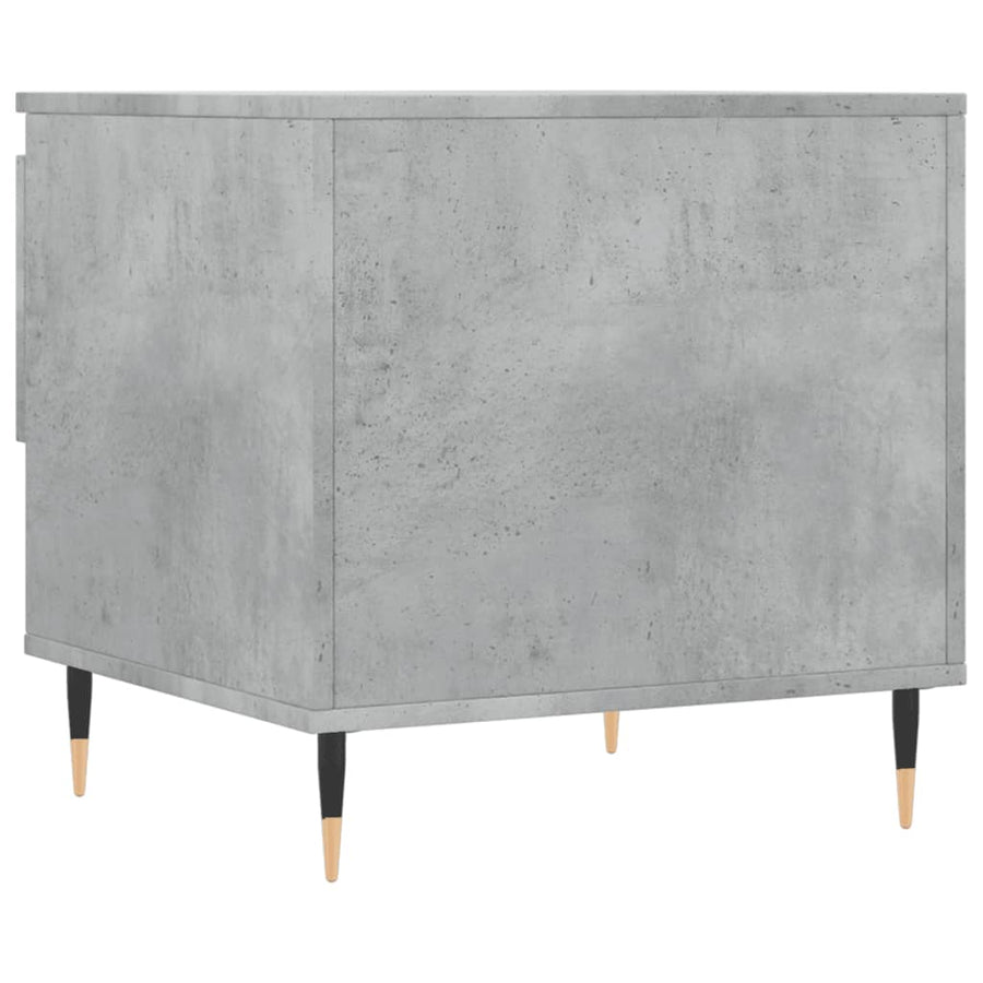 Salontafel 50X46X50 Cm Bewerkt Hout 1 Betongrijs