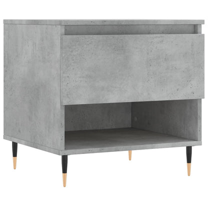 Salontafels 50X46X50 Cm Bewerkt Hout 2 Betongrijs
