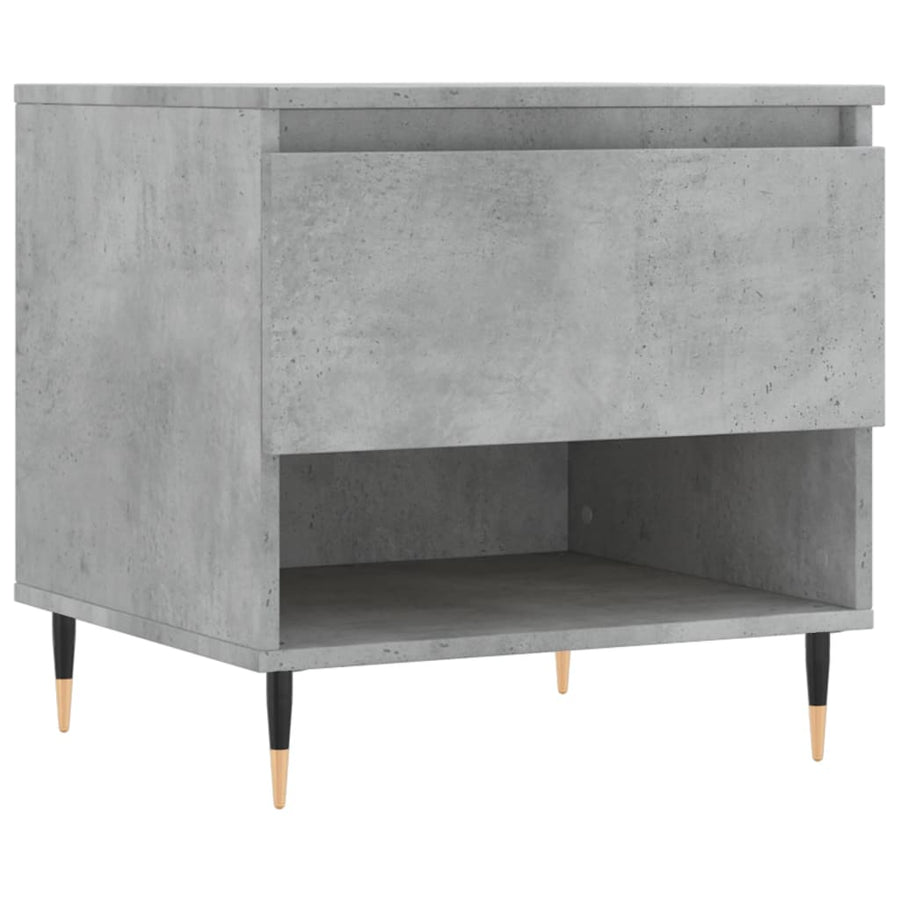 Salontafels 50X46X50 Cm Bewerkt Hout 2 Betongrijs