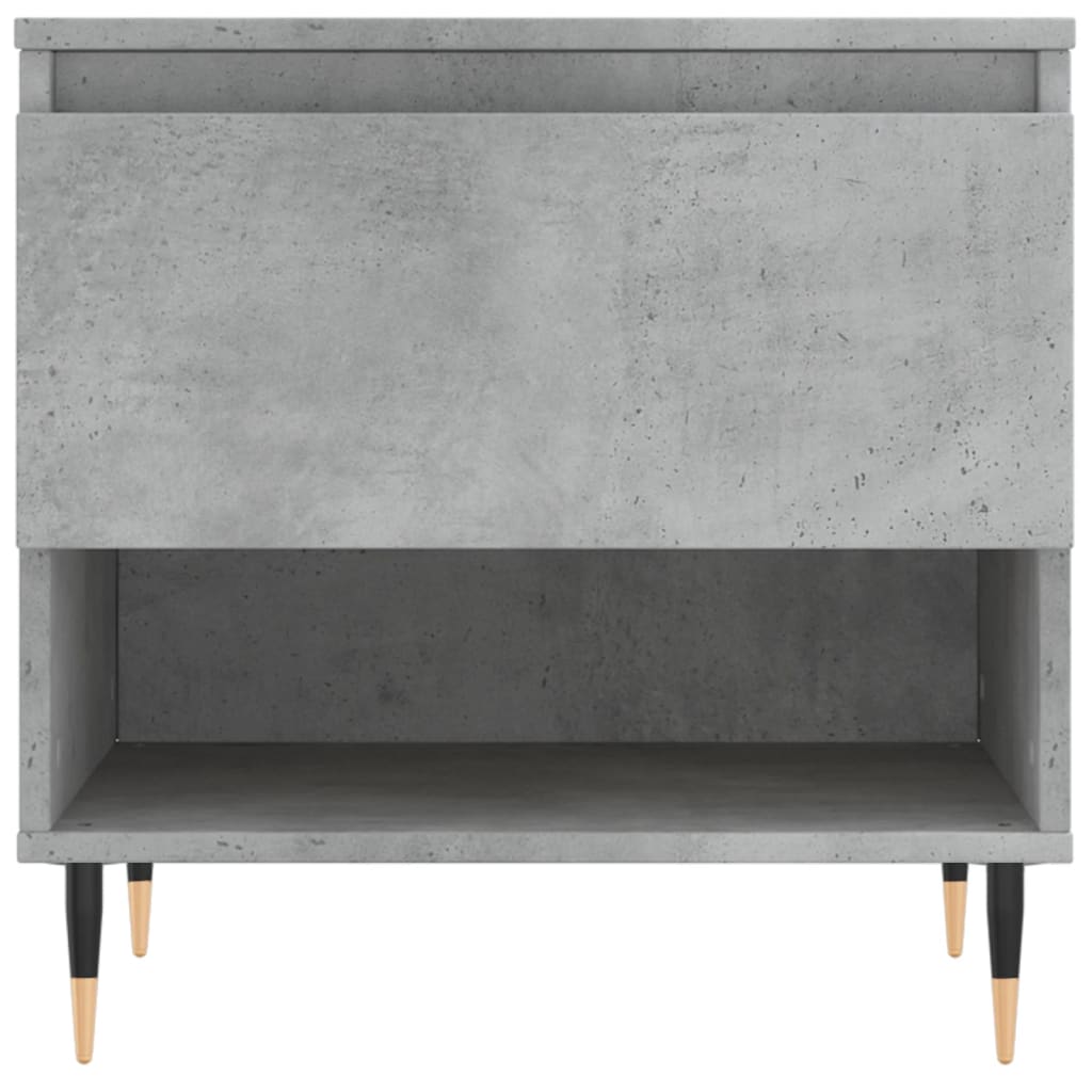 Salontafels 50X46X50 Cm Bewerkt Hout 2 Betongrijs