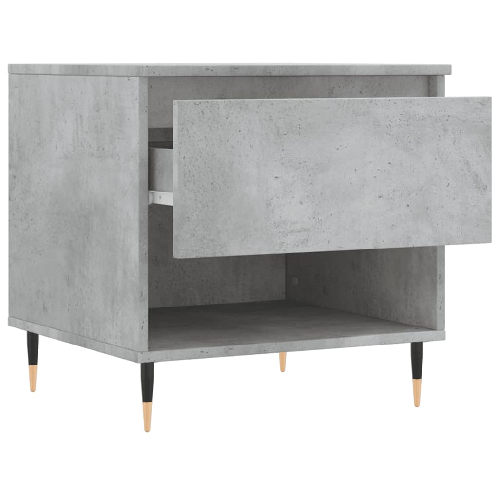 Salontafels 50X46X50 Cm Bewerkt Hout 2 Betongrijs