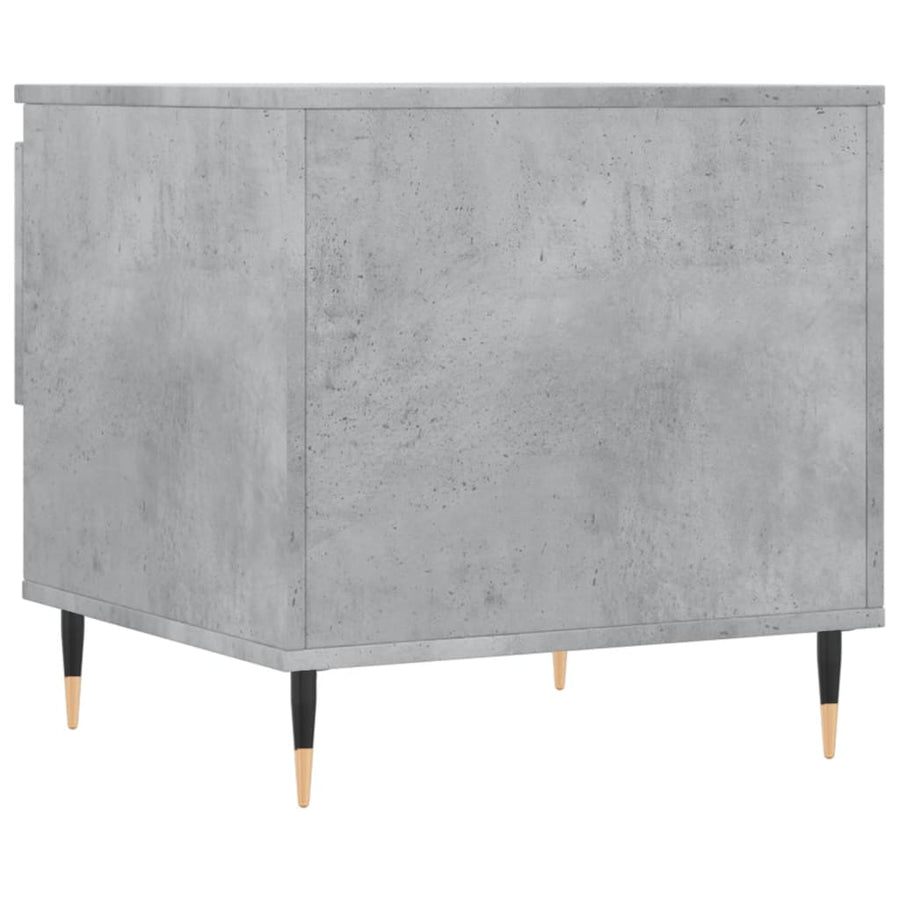 Salontafels 50X46X50 Cm Bewerkt Hout 2 Betongrijs