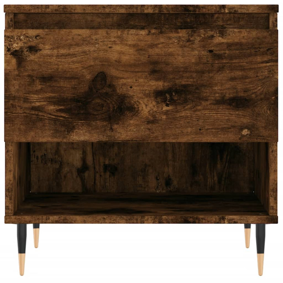 Salontafels 50X46X50 Cm Bewerkt Hout Kleurig 2 Gerookt eiken