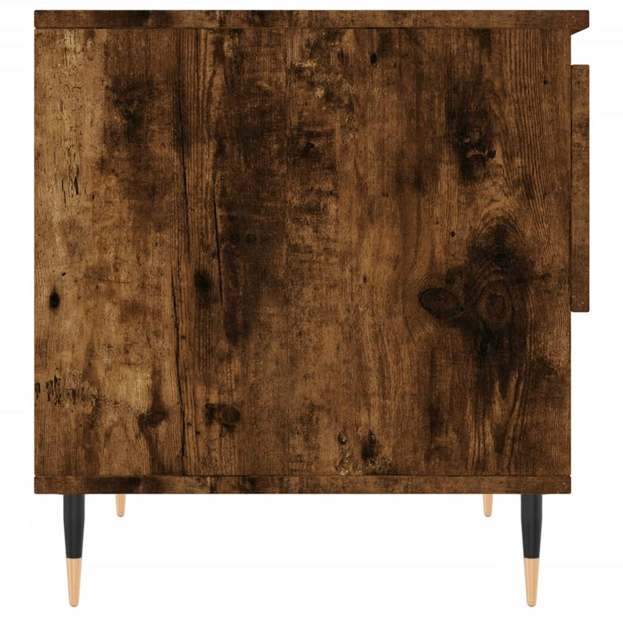 Salontafels 50X46X50 Cm Bewerkt Hout Kleurig 2 Gerookt eiken