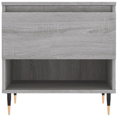 Salontafels 50X46X50 Cm Bewerkt Hout Eiken 2 Grijs sonoma