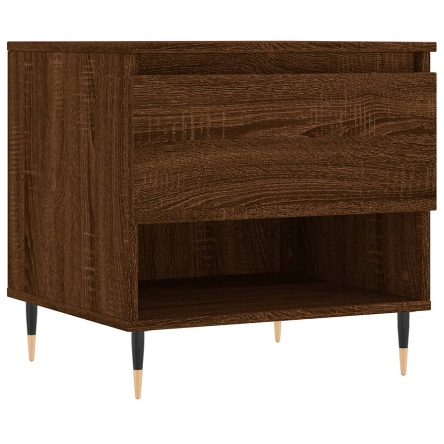 Salontafels 50X46X50 Cm Bewerkt Hout Bruin Eikenkleur 2 Bruineiken