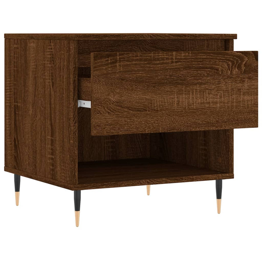 Salontafels 50X46X50 Cm Bewerkt Hout Bruin Eikenkleur 2 Bruineiken