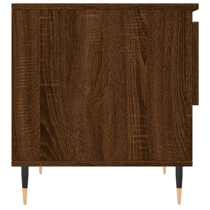 Salontafels 50X46X50 Cm Bewerkt Hout Bruin Eikenkleur 2 Bruineiken