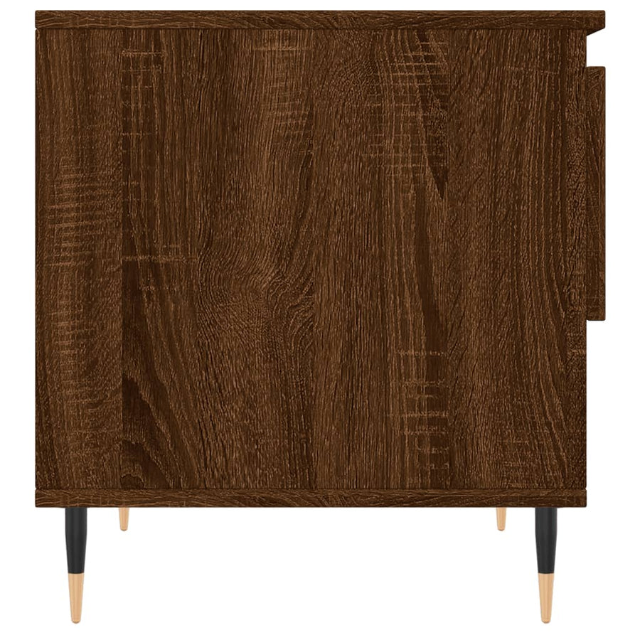 Salontafels 50X46X50 Cm Bewerkt Hout Bruin Eikenkleur 2 Bruineiken