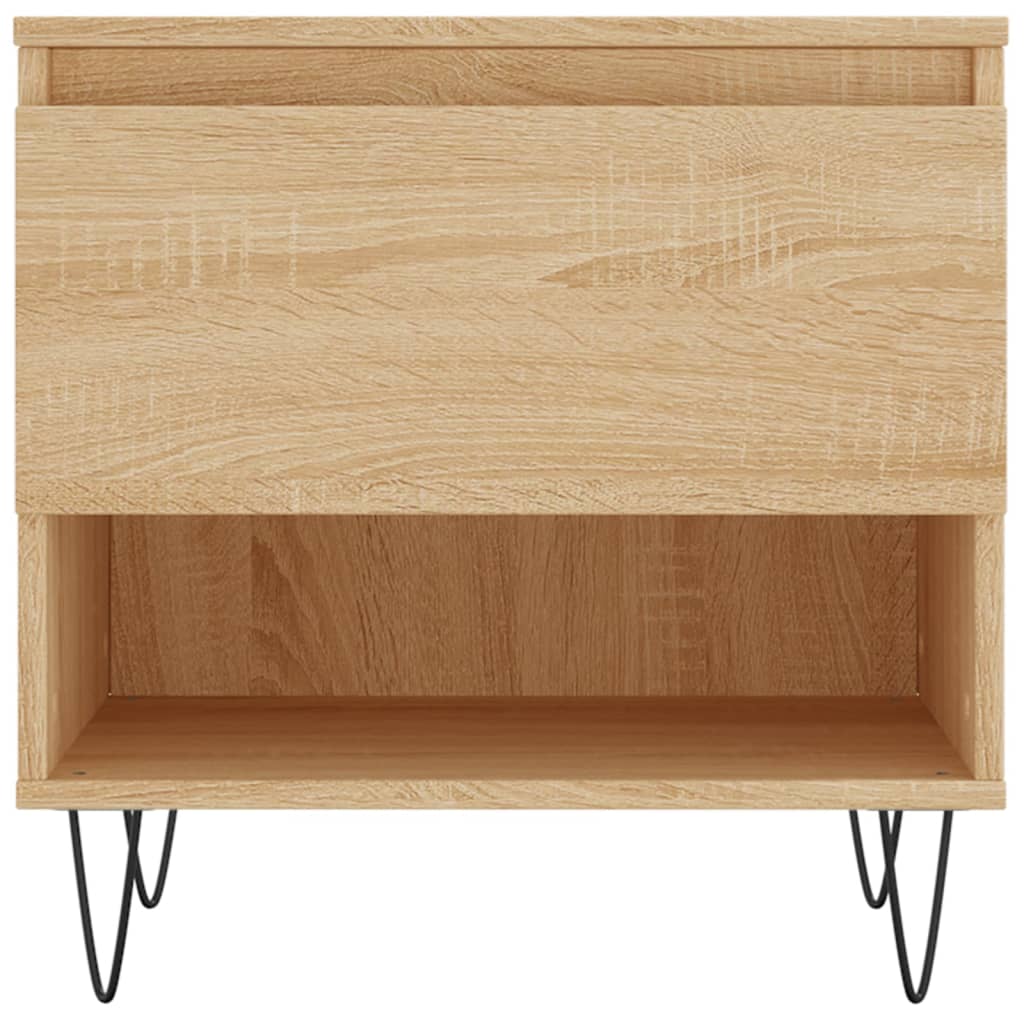Salontafels 50X46X50 Cm Bewerkt Hout Kleurig 2 Sonoma eiken