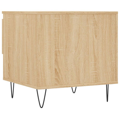 Salontafels 50X46X50 Cm Bewerkt Hout Kleurig 2 Sonoma eiken