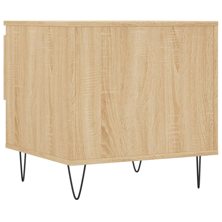 Salontafels 50X46X50 Cm Bewerkt Hout Kleurig 2 Sonoma eiken
