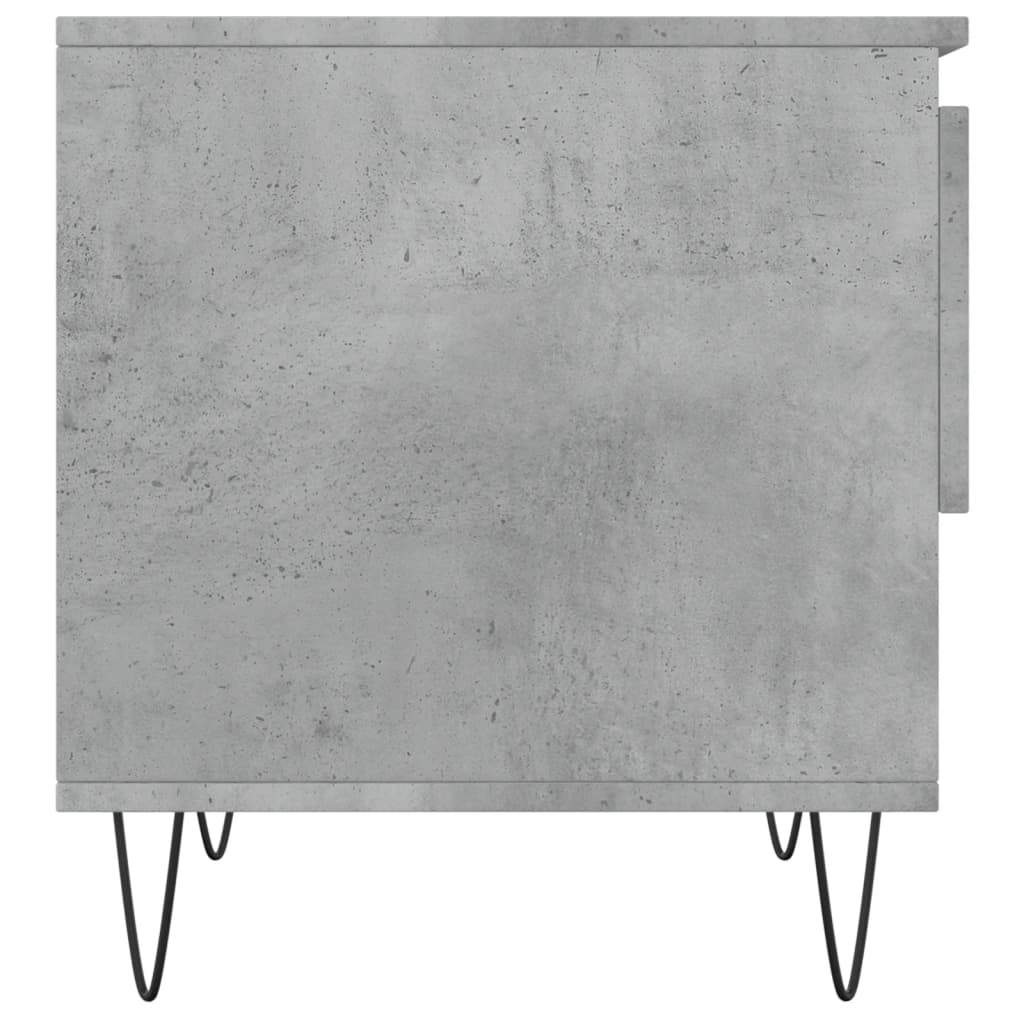 Salontafel 50X46X50 Cm Bewerkt Hout 1 Betongrijs