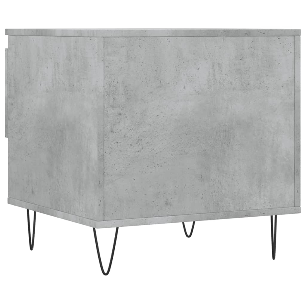 Salontafel 50X46X50 Cm Bewerkt Hout 1 Betongrijs
