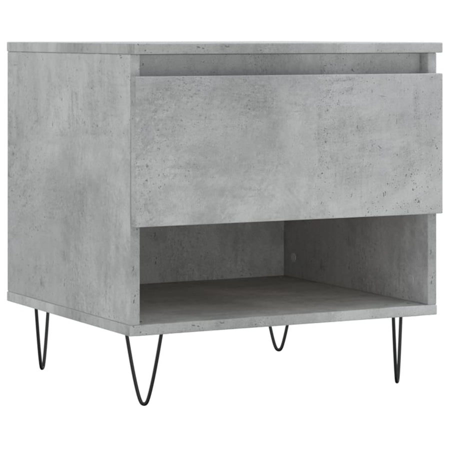 Salontafels 50X46X50 Cm Bewerkt Hout 2 Betongrijs