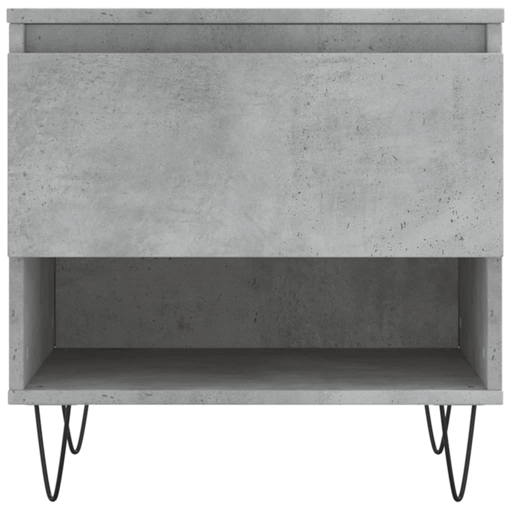Salontafels 50X46X50 Cm Bewerkt Hout 2 Betongrijs