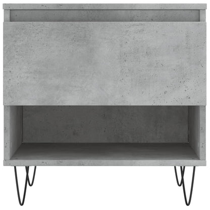 Salontafels 50X46X50 Cm Bewerkt Hout 2 Betongrijs