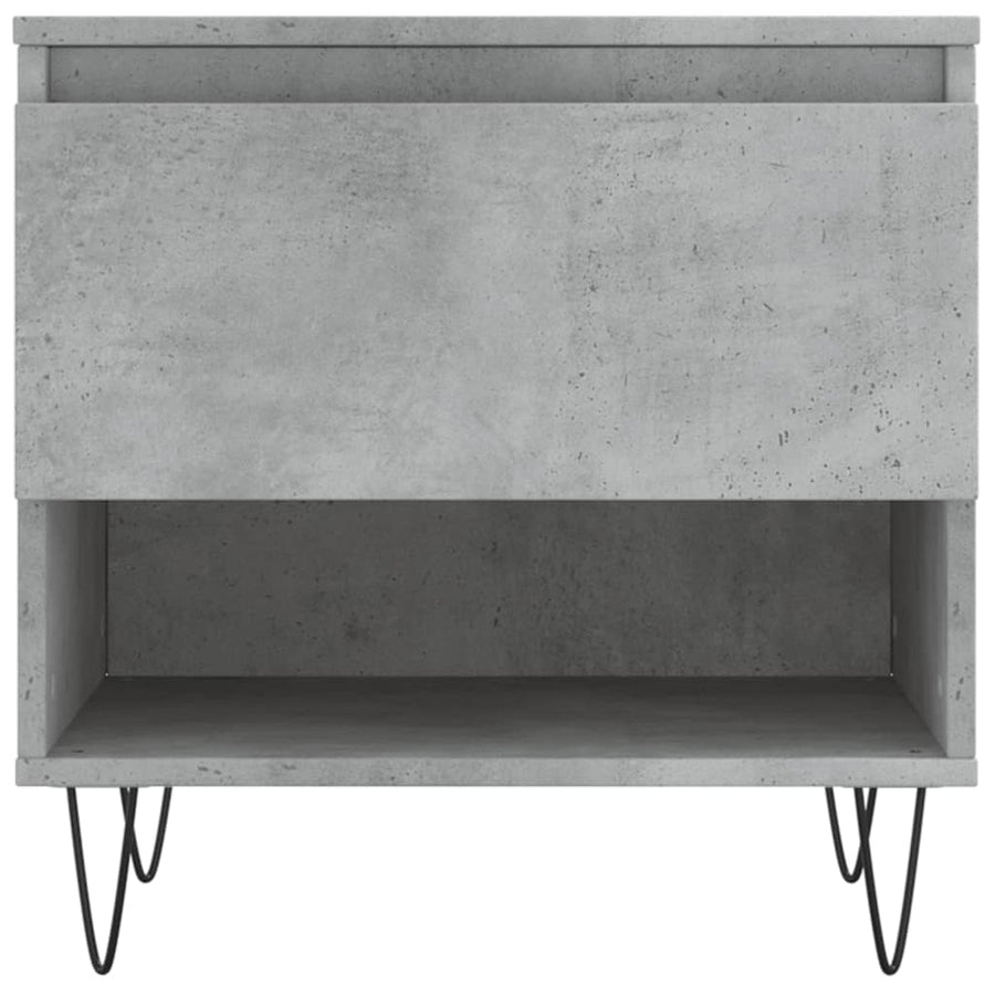 Salontafels 50X46X50 Cm Bewerkt Hout 2 Betongrijs