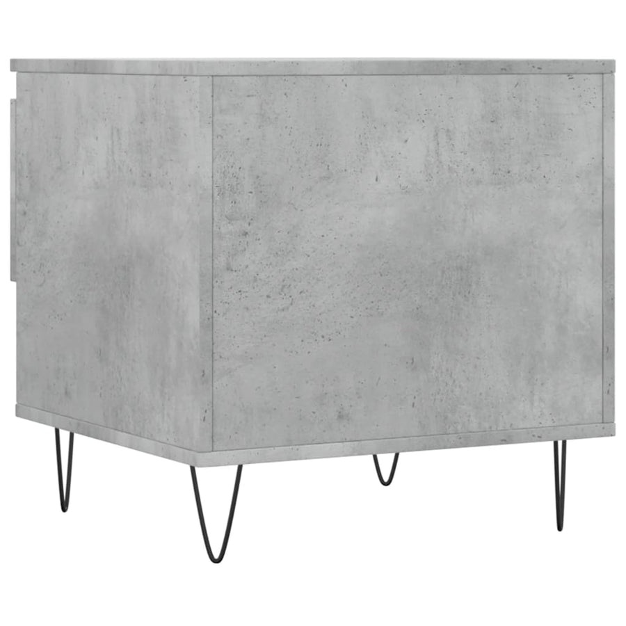 Salontafels 50X46X50 Cm Bewerkt Hout 2 Betongrijs