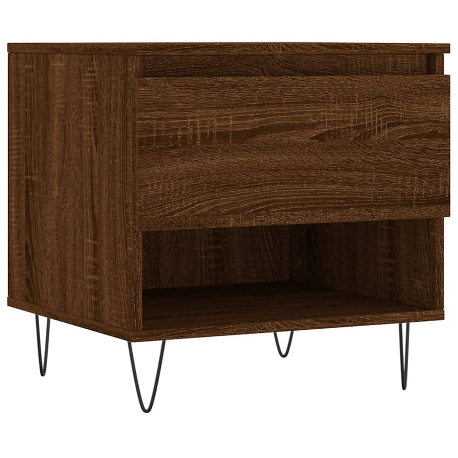 Salontafels 50X46X50 Cm Bewerkt Hout Bruin Eikenkleur 2 Bruineiken