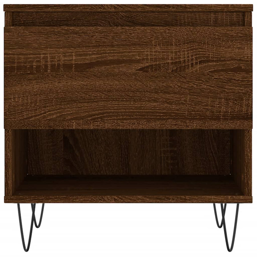 Salontafels 50X46X50 Cm Bewerkt Hout Bruin Eikenkleur 2 Bruineiken