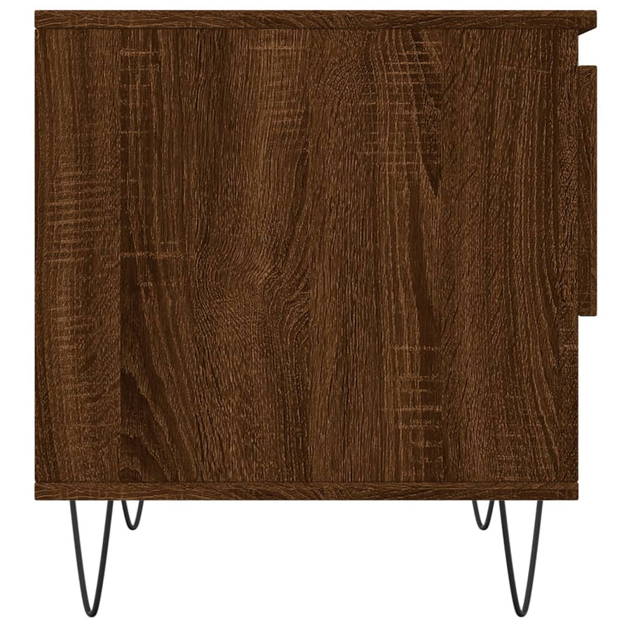 Salontafels 50X46X50 Cm Bewerkt Hout Bruin Eikenkleur 2 Bruineiken