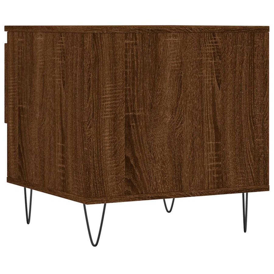 Salontafels 50X46X50 Cm Bewerkt Hout Bruin Eikenkleur 2 Bruineiken