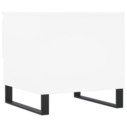Salontafels 50X46X50 Cm Bewerkt Hout 2 Wit
