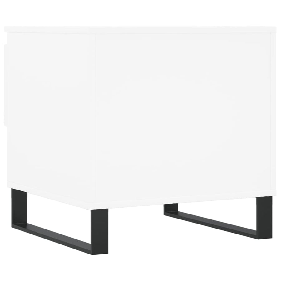 Salontafels 50X46X50 Cm Bewerkt Hout 2 Wit