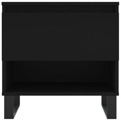 Salontafel 50X46X50 Cm Bewerkt Hout 1 Zwart