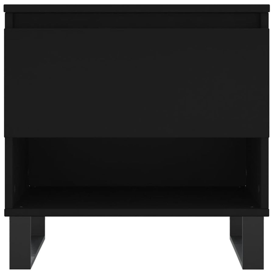 Salontafel 50X46X50 Cm Bewerkt Hout 1 Zwart