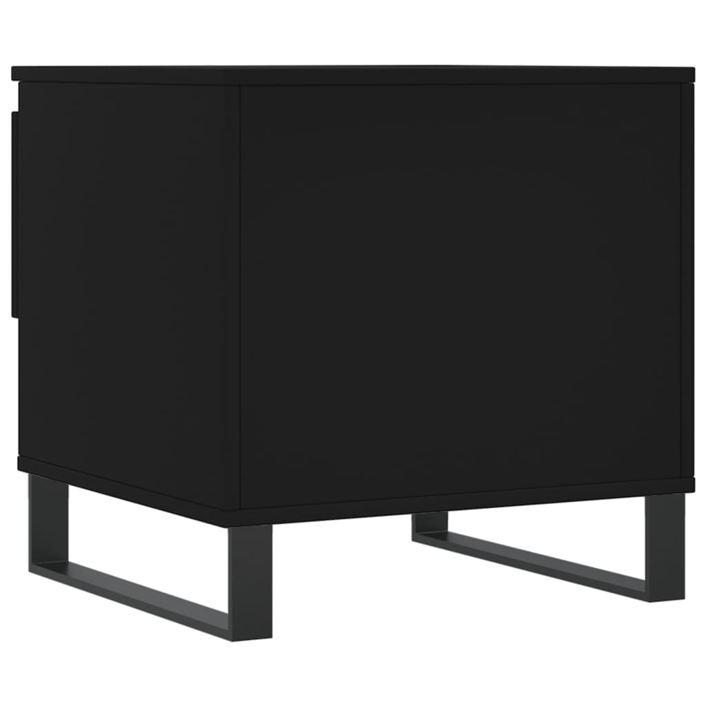 Salontafel 50X46X50 Cm Bewerkt Hout 1 Zwart