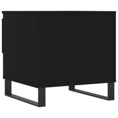 Salontafel 50X46X50 Cm Bewerkt Hout 1 Zwart