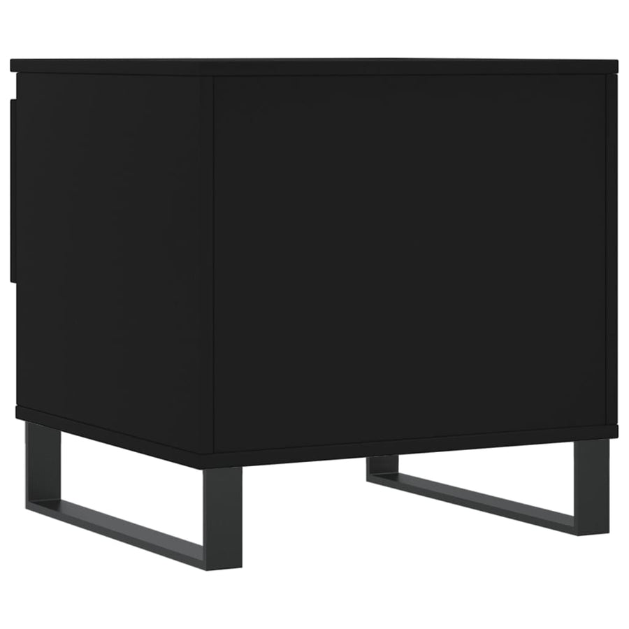 Salontafels 50X46X50 Cm Bewerkt Hout 2 Zwart