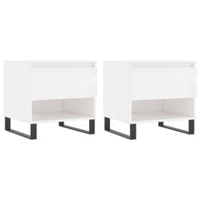 Salontafels 50X46X50 Cm Bewerkt Hout 2 Hoogglans wit