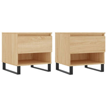 Salontafels 50X46X50 Cm Bewerkt Hout Kleurig 2 Sonoma eiken