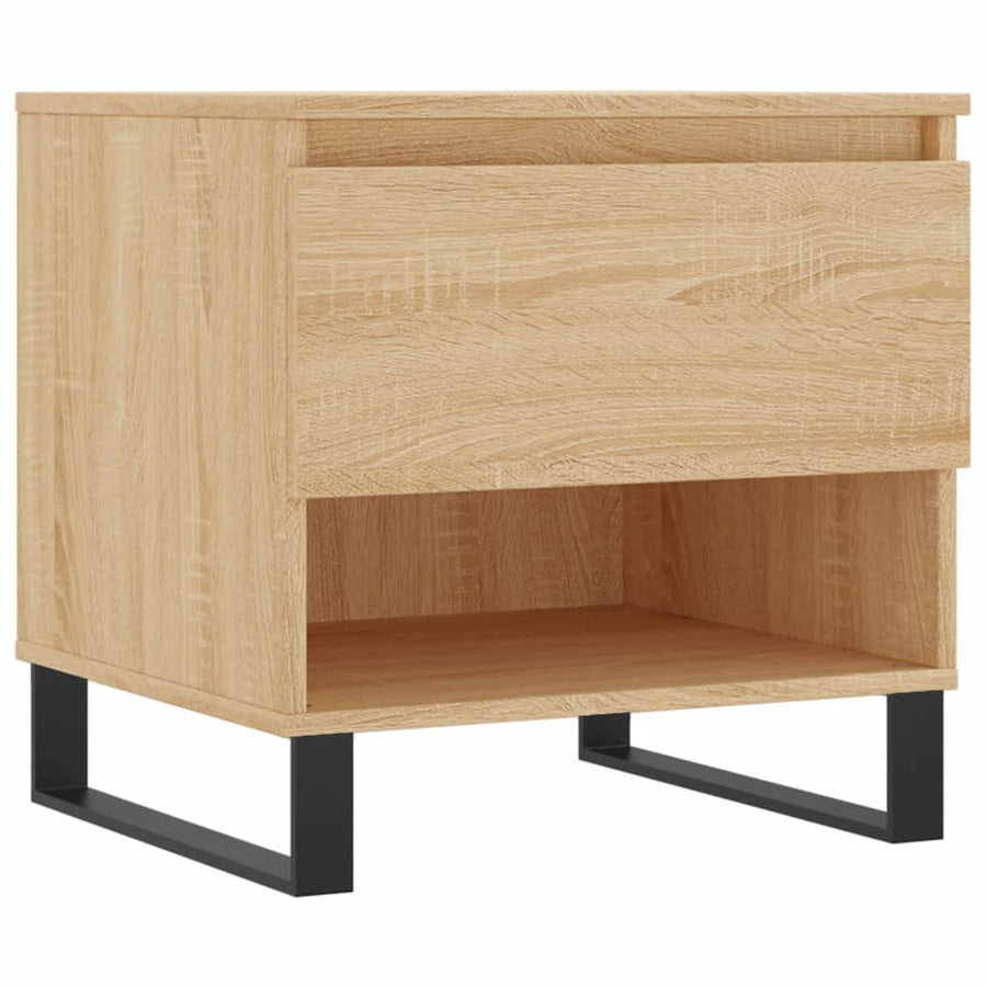 Salontafels 50X46X50 Cm Bewerkt Hout Kleurig 2 Sonoma eiken