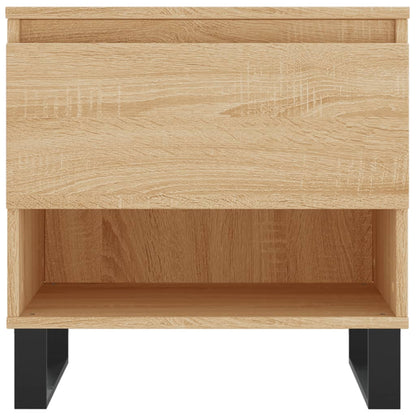 Salontafels 50X46X50 Cm Bewerkt Hout Kleurig 2 Sonoma eiken